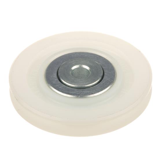 Picture of 2" OD Nylon Pulley Wheel with Steel Raceway