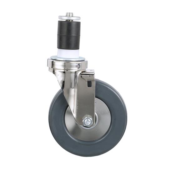Picture of Medium Duty 1-5/8" Expanding Stem Caster With 5" Gray Rubber Wheel