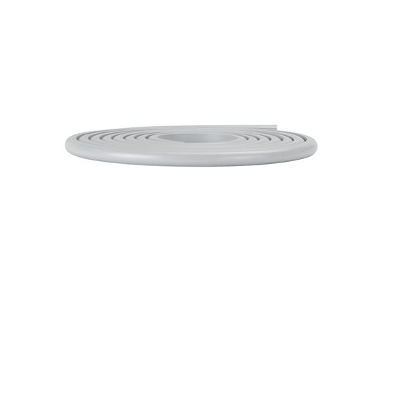 Picture of 1" W x 7/8"H x 25' L Gray Rubber Strip Bumper
