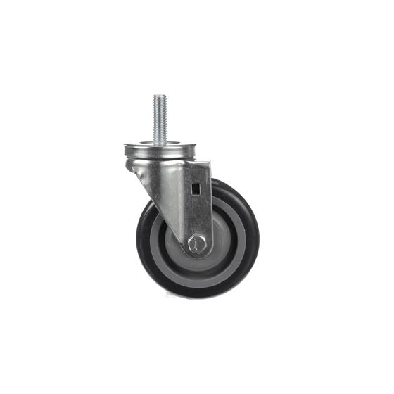 Picture of Medium Duty 1/2-13 x 1-1/2" Threaded Stem Caster With 3" Blue Polyurethane Wheel
