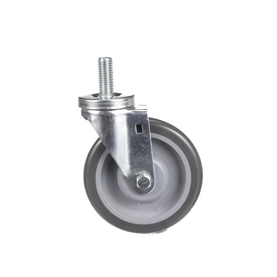 Picture of Medium Duty 5/8-11 x 1-1/2" Threaded Stem Caster With 5" Gray Polyurethane Wheel