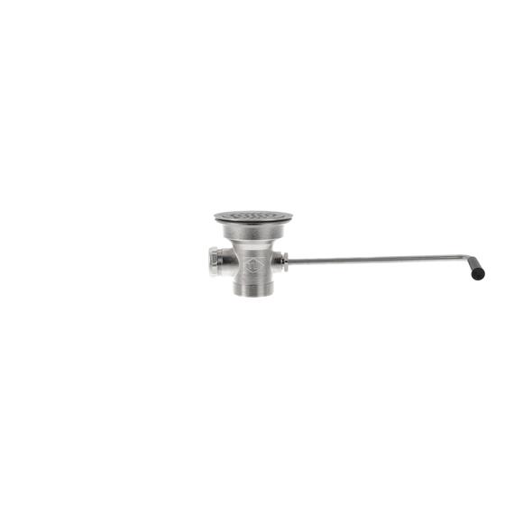 Picture of TOP-LINE® Twist Handle Drain, 3-1/2" Sink Opening, 2" Outlet Retail Packaging