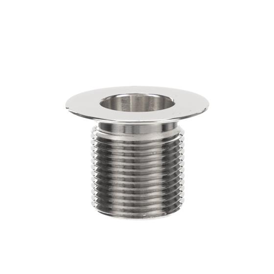 Picture of Encore® Nickel Plated Brass Sink Drain 1-1/2" L, 1-3/8" Dia. Sink Opening, 2" Face Flange, Includes: Locknut & Washer, 1" NPS