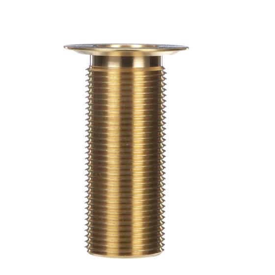 Picture of Encore® Brass Sink Drain 3-1/4" L, 1-3/8" Dia Sink Opening, 2" Face Flange, Includes: Locknut, Washer, Stopper, 1" NPS