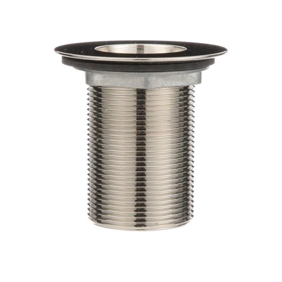 Picture of Encore® Nickel Plated Brass Sink Drain 3" L, 2" Dia Sink Opening, 3" Face Flange, Includes: Locknut & Washer, 1-1/2" NPS