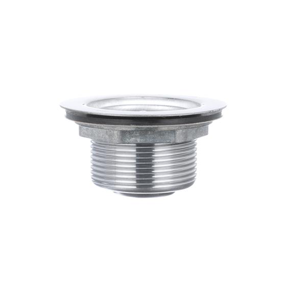Picture of Encore® Duo Mini Basket Drain, with Crumb Cup, 1-7/8" Sink Opening, 2-7/8" Face Flange, Stainless Steel, Locknut & Washer, 1-1/2" NPT