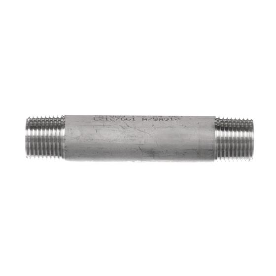 Picture of Encore® Stainless Steel 304 Nipple 6" Long, Schedule 40, 1/2" NPT