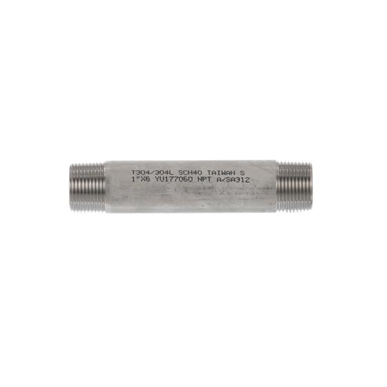 Picture of Encore® Stainless Steel 304 Nipple, 3" Long, Schedule 40, 1-1/2" NPT