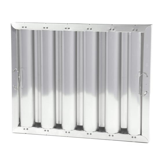 Picture of Type VI 20" H x 16" W x 1-3/4" D Aluminum Baffle Grease Filter