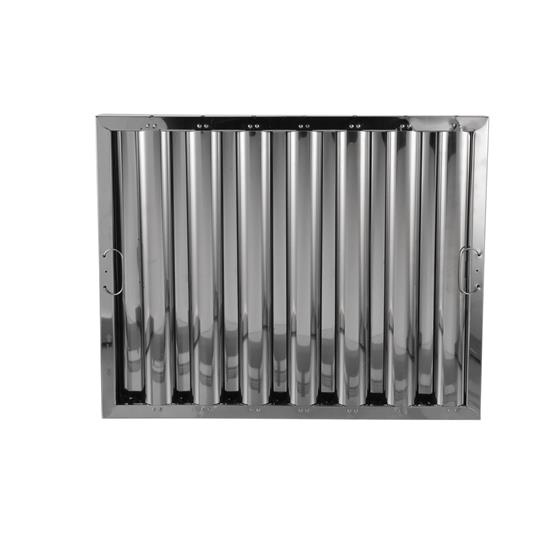 Picture of Type VI 20" H x 25" W x 1-3/4" D Stainless Steel Baffle Grease Filter