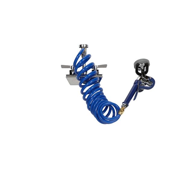 Picture of Encore® 4" OC Wall Mount Veterinary Faucet 108" Hose Vacuum Breaker with Heavy Duty Side Sprayer