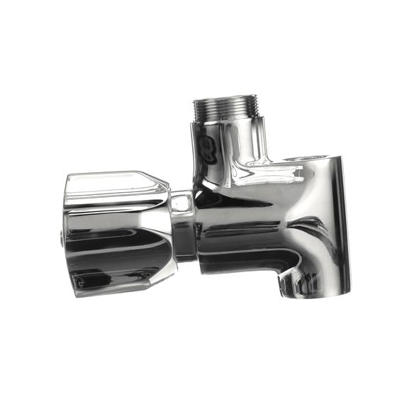 Picture of Encore Quik-fil™ 3/4" NPT Add-on Faucet Body Only Polished Chrome, Compression Valve, Cross Handle