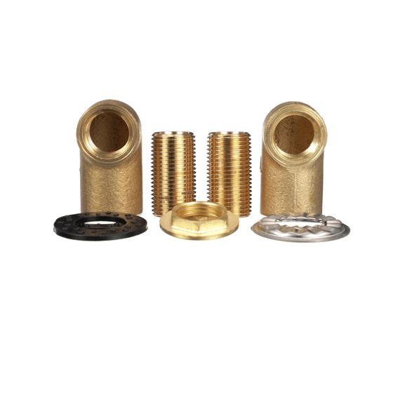 Picture of Wall Mount Faucet Mounting Kit for all 1/2" Wall or Splash Mount Faucets with Close Elbow