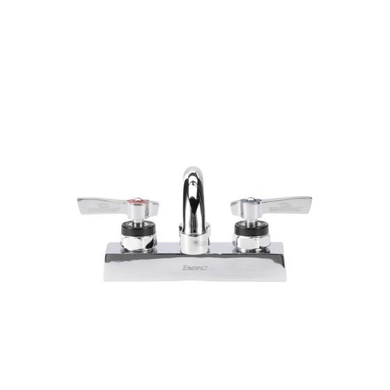 Picture of Encore 4" OC Deck Mount Faucet Ceramic Valves with 6" Swivel Spout 