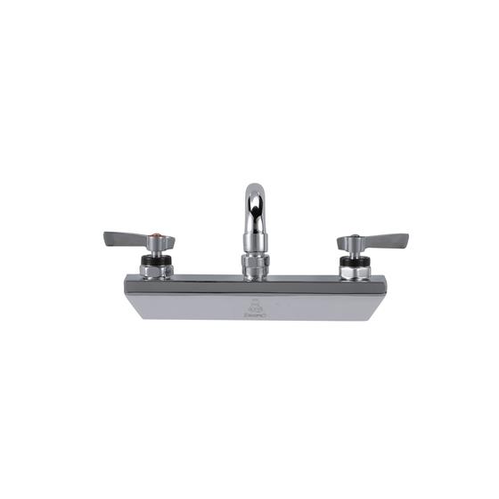 Encore 8" OC Wall Mount Faucet Ceramic Valves with 8" Swivel Spout