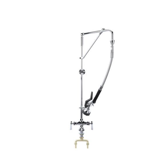 Picture of Encore Single Hole Deck Mount Swivel Arm Pre Rinse Assembly with Riser Support and 12" Swing Arm