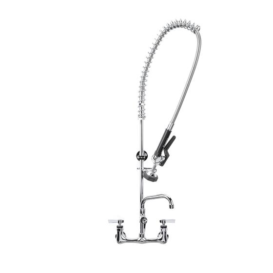 Picture of Encore® 8" OC Wall Mount Pre-Rinse Assembly 1.6 gpm Spray with 6" Add On Faucet and Mounting Kit