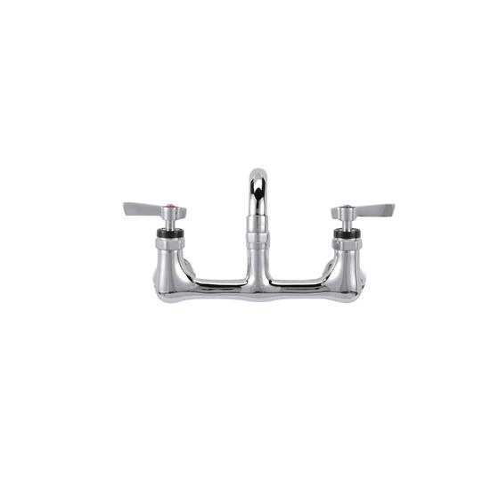 Picture of Encore® 8" OC. Brass Chrome Plated Wall Mount Faucet with 8" Swivel Spout
