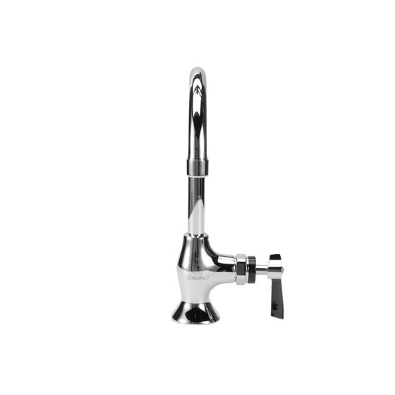 Picture of Encore® Brass Chrome Plated Single Pantry Deck Mount Faucet 6" Rigid Gooseneck  Spout