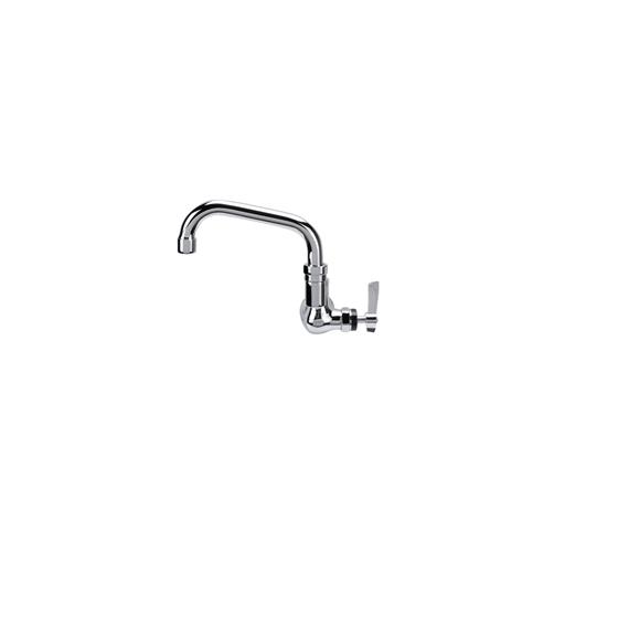 Picture of Encore® Brass Chrome Plated Single Wall Mount Faucet Ceramic Valves with Double Jointed 18" Swivel Spout