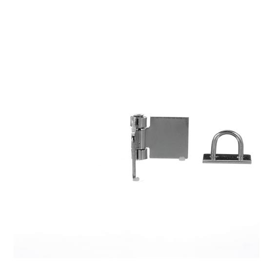 Picture of 2-1/2" L x 1" W x .072" H Stainless Steel Hasp and Staple