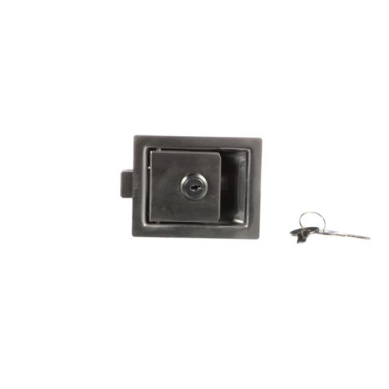 Picture of 3-5/16" L x 2-11/16" W x 1-13/32" H Stainless Steel Paddle Latch with Lock