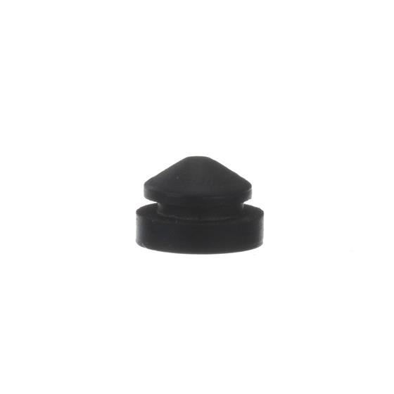 Picture of 3/8" OD x 3/64" H Black Rubber Button Bumper
