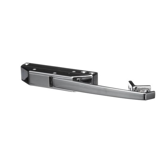 Picture of 10-1/4" L Chrome Plated Die Cast Mechanical Edgemount Latch With Straight Handle