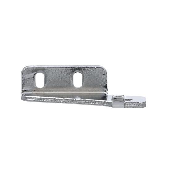 Picture of Chrome Plated Steel Left Hand Horizontal Cartridge Bracket With Vertical Mounting Holes