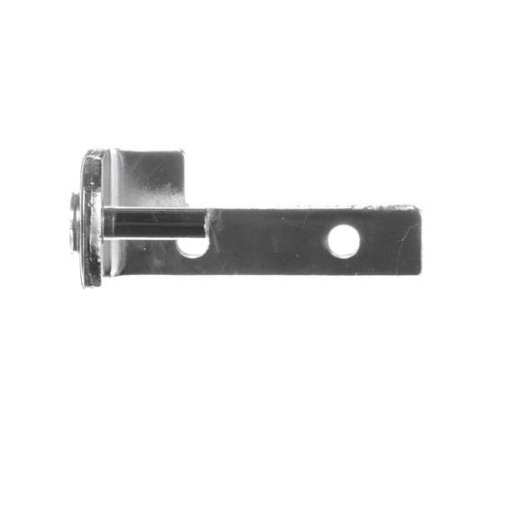 Picture of Chrome Plated Steel Right Hand Vertical  Pivot Bracket With Round Mounting Holes