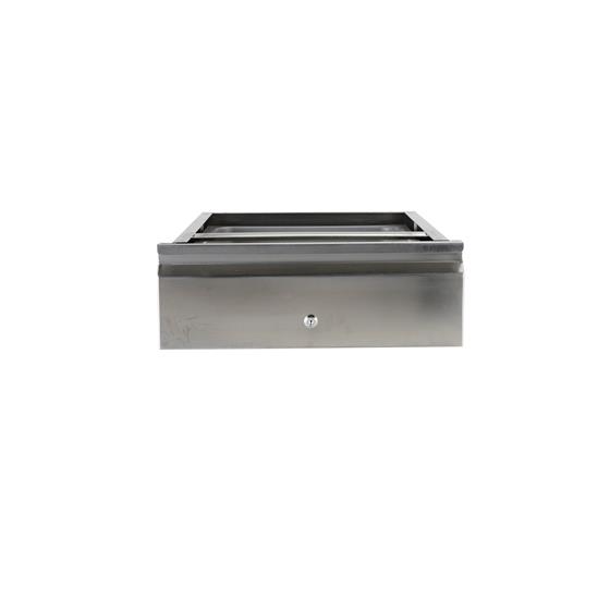 Picture of 15" W x 20" L x 5" D Stainless Steel Heavy Duty Drawer Assembly with Stainless Steel Pan