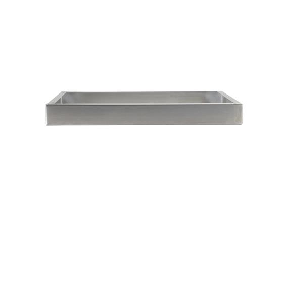 Picture of 15" W x 20" L x 2-1/2" H Stainless Steel Spacer for S90/SE90 Series Drawer Assemblies