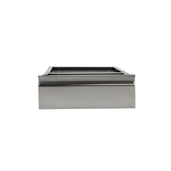 Picture of 15" W x 20" L x 5" D Stainless Steel Heavy Duty Drawer Assembly with ABS Plastic Pan