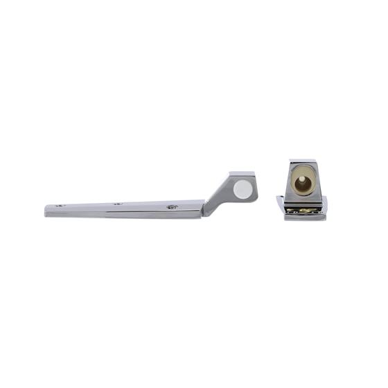 Picture of Flush Offset Polished Chrome Cam-Rise Walk-In Door Hinge