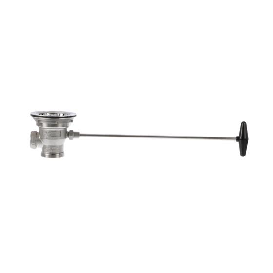 Picture of Encore® DrainMaster™ Rotary Drain, 18" Handle, 3-1/2" Sink Opening, 2" Male or 1-1/2" Female Outlet