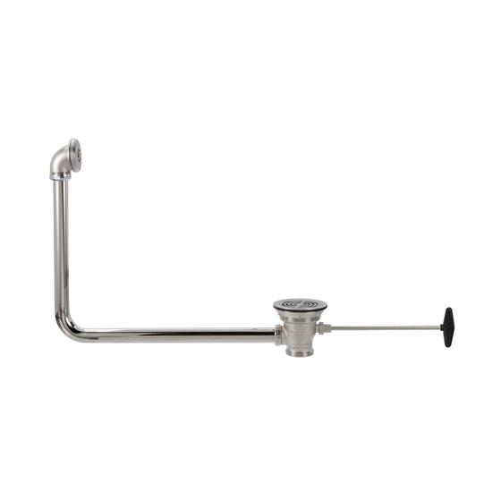 Picture of Encore® Quik-Flo Rotary Drain with Flat Strainer, 3-1/2" Sink Opening, 2" Male or 1-1/2" Female Outlet with Overflow Assembly