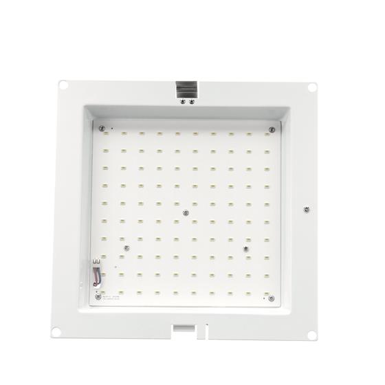Picture of 12" Square Recessed Mount 30W Warm White Strip LED Hood Light Retrofit Kit