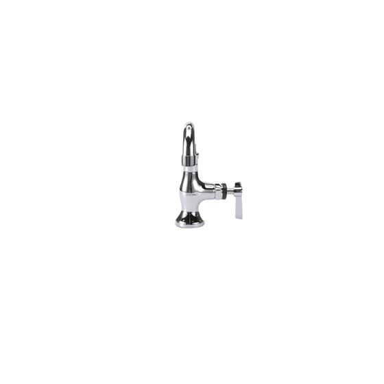 Picture of Encore® Brass Chrome Plated Single Pantry Deck Mount Faucet 12" Swivel Spout and Mixing Valve