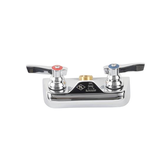 Picture of TOP-LINE® Faucet Body, Wall Mount, 4" (102mm) O.C., Full Turn Compression Valves, Lever Handles, Check Valves