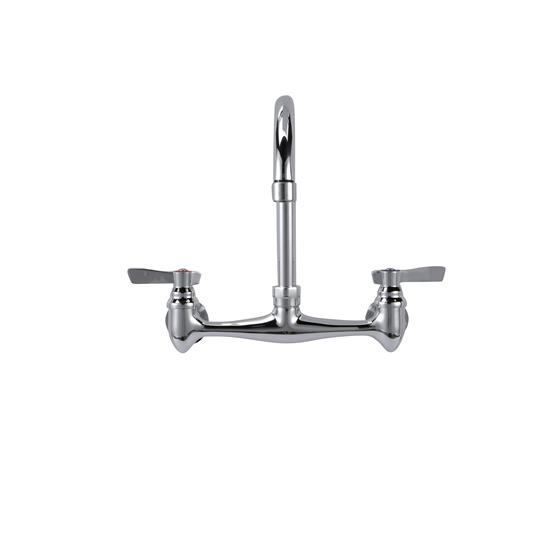 Picture of TOP-LINE® 8" OC Wall Mount Faucet with Mounting Kit and 6" Gooseneck Spout