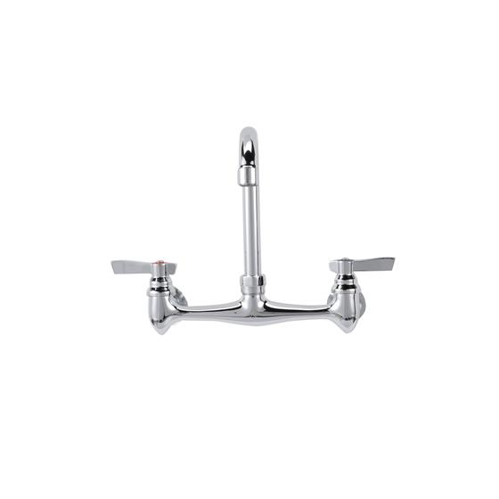 Picture of TOP-LINE® 8" OC Wall Mount Faucet with 3-1/2" Gooseneck Spout