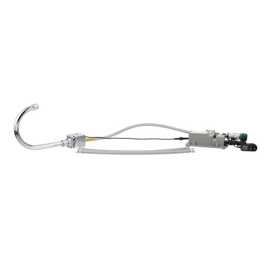 Picture of Intelli-Flo EZ Electronic Deck Mount Faucet 6-1/2" Gooseneck Spout AC Powered with Thermostatic Mixing Valve and 1.5 gpm Laminar Flow