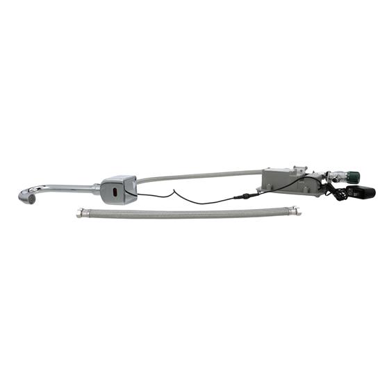 Picture of Intelli-Flo EZ Electronic Wall Mount Faucet 6-1/2" Rigid Gooseneck Spout AC Powered with Thermostatic Mixing Valve and 1.5 gpm Laminar Flow Vandal Resistant