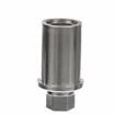 Picture of 1-1/4" Round Nickel Plated Zinc Die Cast Adjustable Hex Foot Insert