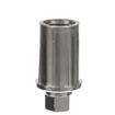 Picture of 1-1/4" Round Nickel Plated Zinc Die Cast Adjustable Hex Foot Insert