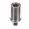 Picture of 1-1/4" Round Nickel Plated Zinc Die Cast Adjustable Hex Foot Insert
