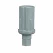 Picture of 1-1/2" Round Gray Thermoplastic Adjustable Hex Foot Insert