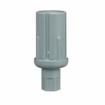 Picture of 1-1/2" Round Gray Thermoplastic Adjustable Hex Foot Insert