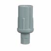 Picture of 1-1/2" Round Gray Thermoplastic Adjustable Hex Foot Insert