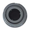 Picture of 1-5/8" Round Gray Thermoplastic Adjustable Hex Foot Insert